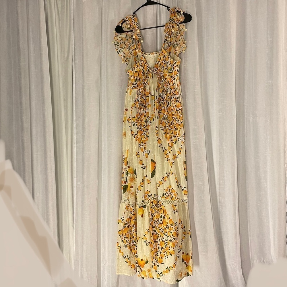 Farm Rio Cashew Crossed Back Dress - Picture 4 of 6